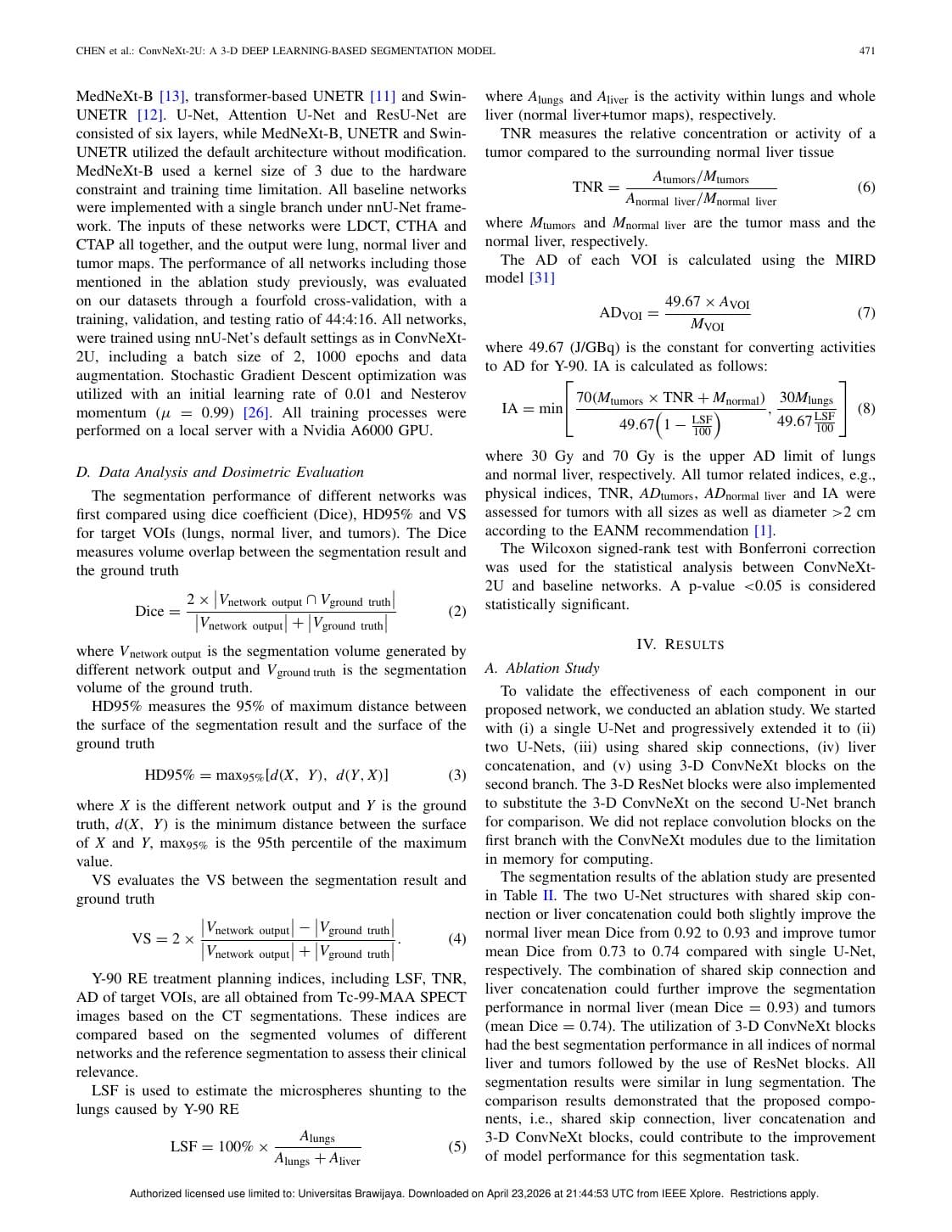 Halaman 4 dari paper ConvNeXt-2U