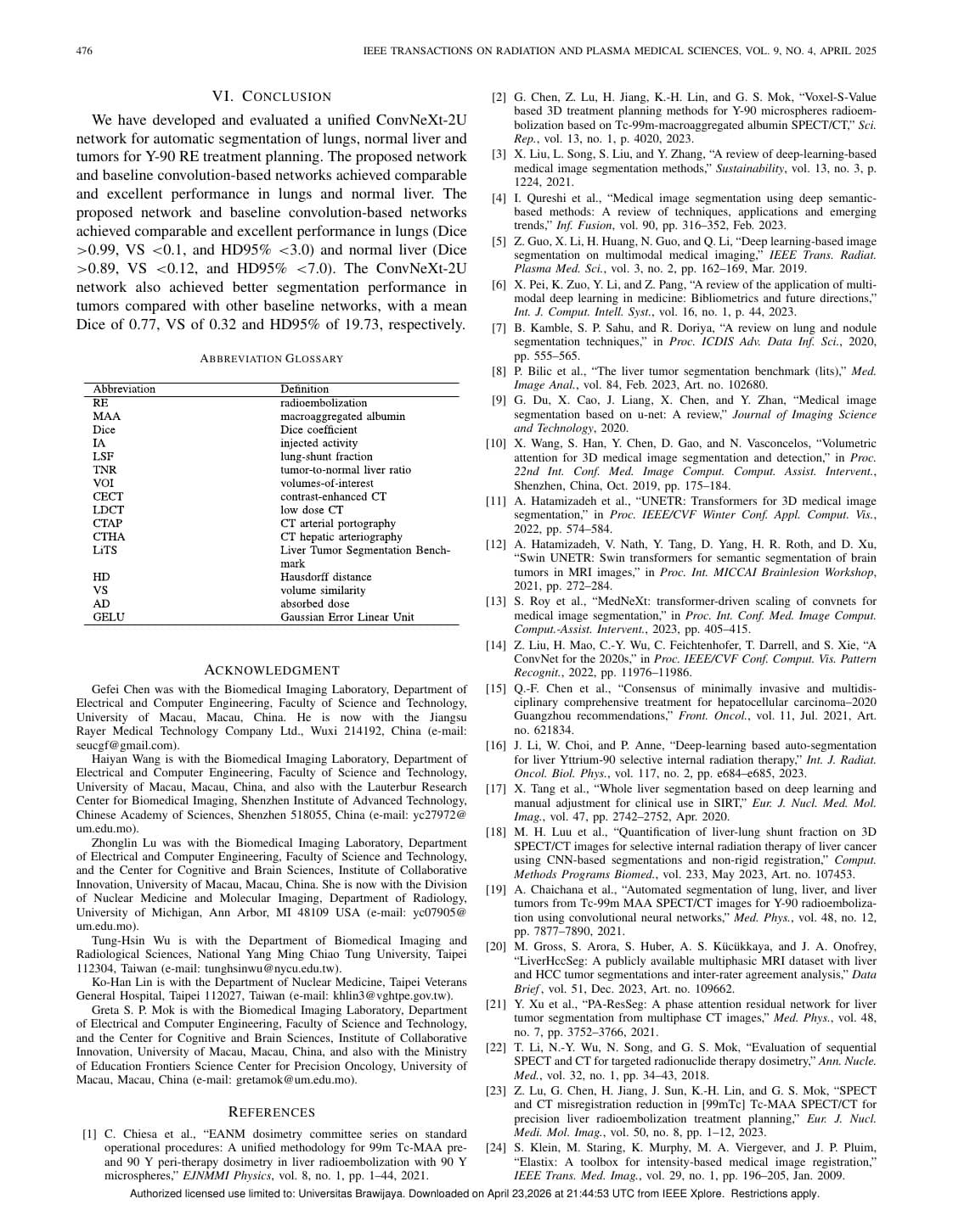 Halaman 9 dari paper ConvNeXt-2U